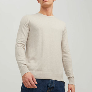 Camisetas de manga larga lisas para hombre, de mezcla triple, corte regular, ecológicas, súper suaves, que absorben la humedad, ideales para personalizar. - Product Image 3