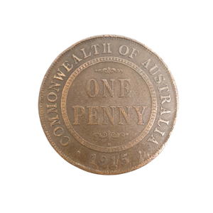 Rare pièce ancienne australienne 1915 H One Penny - Product Image 5