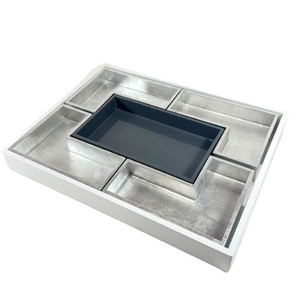 Ann – plateau de service moderne en laque, personnalisé, artisanat vietnamien, décoration de la maison, cadeau et Souvenir personnalisés - Product Image 1