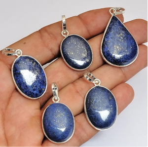 Meilleure qualité Offre Spéciale en vrac naturel Lapis Lazuli ovale pendentif en pierres précieuses pour la fabrication de bijoux cadeau pour elle - Product Image 1