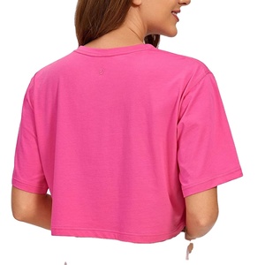 Top Corto de Mujer de Alta Calidad, Nuevo y Elegante, Transpirable, Diseño Sólido Único, Precio al por Mayor - Product Image 3