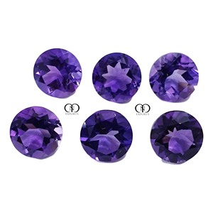 Dark <b>Purple</b> Amethyst Gemstone Custom Orders Cut All Shapes Sizes Natural Gemstone Wholesale Prices Calibrated Optical Special - Product Image 1