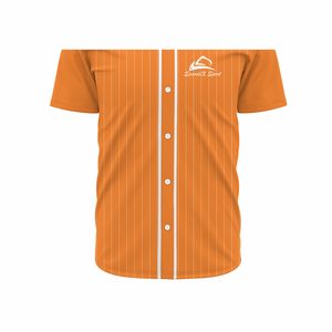 Caractéristique imprimée de pleins d'uniformes respirables faits sur commande d'équipe d'uniformes de baseball de bouton - Product Image 5