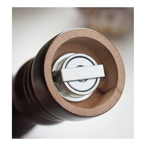 Moulin à poivre Bisetti ROMA Walnut 6151T 19 cm, moulin à noix, design élégant pour un poudrage facile du poivre - Product Image 4