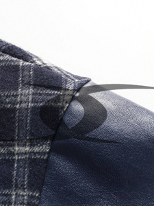 Veste universitaire d'hiver avec logo personnalisé pour hommes, manches en cuir de mouton, manches en cuir Letterman avec broderie en chenille et sublimation - Product Image 5