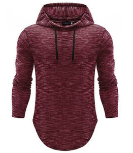 Sudadera con capucha personalizable en blanco OEM para hombre de mezcla de algodón de tamaño europeo y americano - Product Image 4