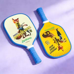 エッジレスボディ、細長い形状、高強度、高グリップ、ディズニー、ニック・ワイルド、ピックルボールパドル、カーボンファイバー、ピックボール成型生芯 - Product Image 1