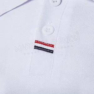 เสื้อเชิ้ตผู้ชายแบบสั่งทำพิเศษ ดีไซน์เรียบง่าย สีพื้น ผ้าฝ้ายผสมโพลีเอสเตอร์ ระบายอากาศได้ดี แห้งเร็ว แขนสั้น ทรงปกติ - Product Image 4