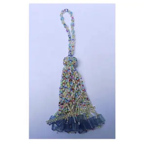 Multi Color Wall Hanging Glass Beaded Tassel For Party Home Wedding And Christmas Decorations