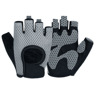 Breathable Weight Lifting Gloves <b>Half</b> Finger Gym Gloves With Wrist Support Anti <b>Slip</b> Wear Resistant Workout Glove for Unisex - Product Image 6