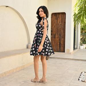 Vestido bohemio de algodón indio hecho a mano, estampado Floral, corto, sin mangas, ropa de fiesta de verano, regalo de boda personalizado, vestidos informales - Product Image 4