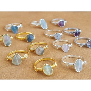 Stylish Gold and Silver Plated Adjustable Fashion <b>Rings</b> for Resale - Product Image 2