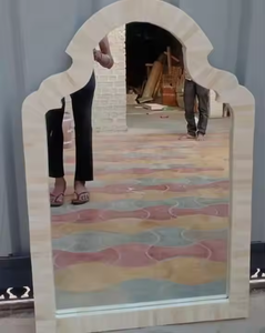 Handmade Modern Design Black and <b>White</b> Wood Bone Inlay <b>Mirror</b> <b>Frame</b> Custom Designed by crescent crafts - Product Image 4