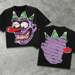 Fabricante de ropa, camiseta cuadrada recortada de algodón pesado con estampado gráfico personalizado, camiseta cuadrada de gran tamaño con hombros caídos y dobladillo crudo para hombre - Product Image 6