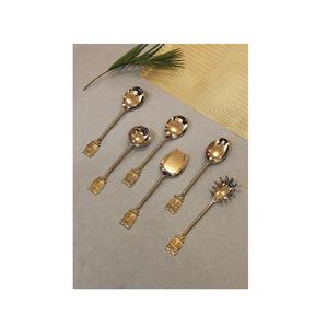 Ustensiles de cuisine pour hôtel Article Cuillère à dîner en laiton pour la main Meilleur produit Taille personnalisée Nouvellement design Cuillère à couverts en laiton - Product Image 1