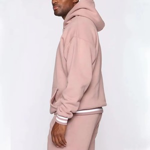 Ensemble de survêtement pour homme adulte en coton 100% avec logo personnalisé, style nouveau, imprimé délavé à l'acide, taille plus, 2 pièces - Product Image 4