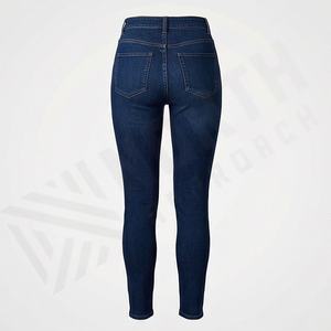 Pantalones Vaqueros Desgastados de Estilo Urbano para Mujer, Pantalones de Mezclilla Rectos y Holgados, Aspecto Deslavado Medio, Diseño de Frente Plano, Moda de Primavera - Product Image 2