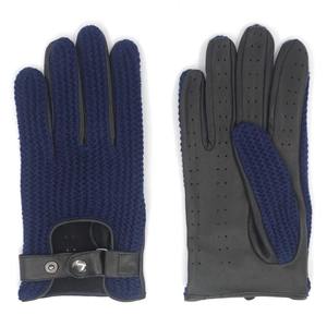 Afirme la seguridad y la comodidad de conducción con los guantes de cuero perforado antideslizante Ventilación transpirable y ajuste seguro para hombres - Product Image 4