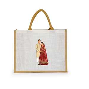 Sac fourre-tout en jute personnalisé/sac à provisions en jute/sacs De Yute - Product Image 6