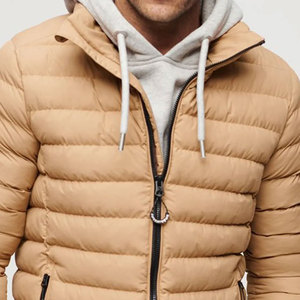 Vêtement d'extérieur matelassé en duvet pour homme, combinaison de sport, combinaison intégrale, manteau d'hiver, vêtements de rue, fermeture éclair, imprimé, imperméable, vente en gros, meilleur produit - Product Image 5