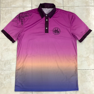 Polo en microfibre sur mesure, grande taille |   Impression par sublimation intégrale |   Polo de sport léger 100% polyester interlock 140 GSM | - Product Image 2
