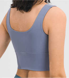 Sujetador deportivo de alto impacto con diseño acolchado y transpirable de secado rápido Cremallera frontal Gimnasio Activewear para entrenamiento y yoga - Product Image 4