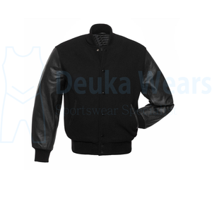 Low Moq Quick Dry Chenille Embroidered Letterman <b>Jackets</b> Customized Design <b>Baseball</b> <b>Bomber</b> <b>Jacket</b> With PU Leather Sleeves OEM - Product Image 2