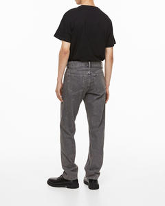 Vaqueros de mezclilla bordados de alta calidad, 100% algodón Pima peinado, lavados, estilo urbano, holgados, rectos, azules, estilo hip hop, personalizados por el fabricante. - Product Image 4