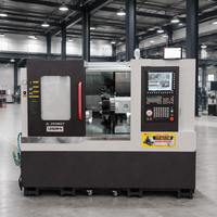 Centre d'usinage CNC à double broche avec usinage inversé des pièces pour usinage complet des pièces inversées à une seule fixation