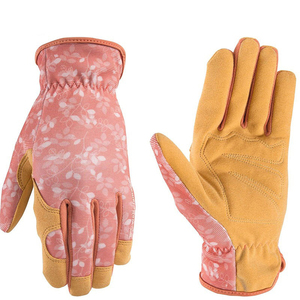Gants de sécurité de travail de jardinage en cuir de vachette de haute qualité pour hommes sur mesure imperméable anti-coupure en gros - Product Image 1