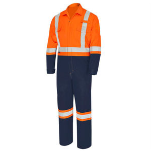 Uniforme de sécurité en polaire doux et chaud de conception de base vêtements de travail de construction uniforme de travail vêtements de protection de sécurité pour hommes - Product Image 3