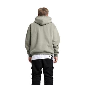 Sudadera con capucha lavada con ácido con estampado de Calavera, sudaderas con capucha de gran tamaño para hombre, jersey con logotipo personalizado, sudaderas con capucha personalizadas para hombre, 100% algodón, peso pesado - Product Image 2