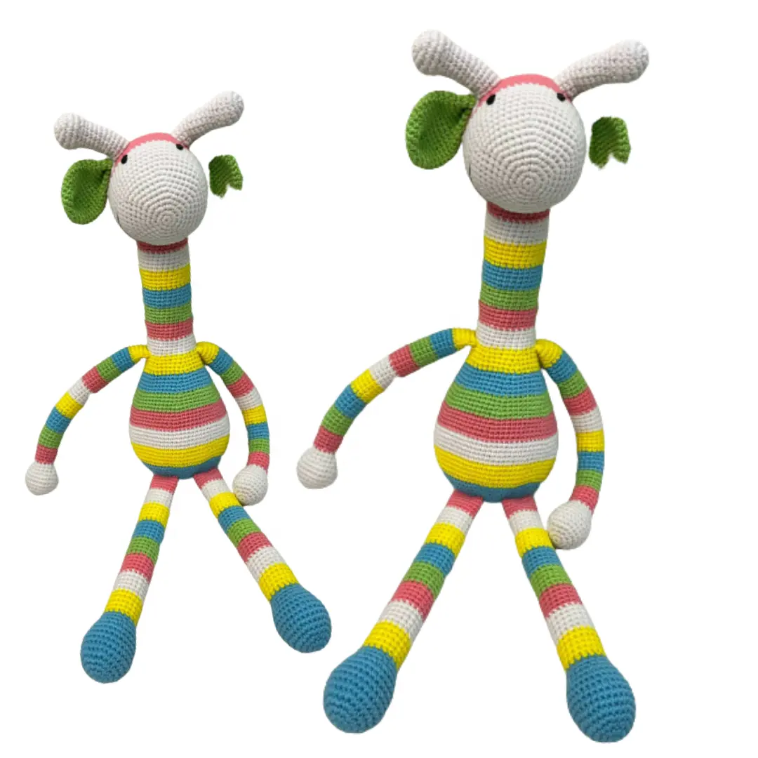 Décoration de vacances cadeau écologique personnalisé enfants Animal doux bébé peluche jouet Crochet peluche