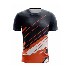 New Design Quality Printed Super Quality 100% Polyester T-shirt Hot Selling Sublimation T Shirts short sleeve T-shirts