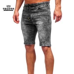 Shorts de Mezclilla para Hombre de Alta Calidad, Personalizados, Estilo Único, Cintura Alta, Desgastados, con Parches Bordados, Inspirados en el Streetwear - Product Image 4