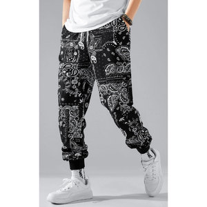 Pantalon de sport en coton polaire léger de grande taille pour hommes, de couleur unie, décontracté, pour entraînement sportif, course à pied, fitness et gym - Product Image 1