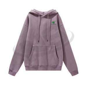 เสื้อสวมหัวขนแกะเฮฟวี่เวทของผู้ชายเสื้อมีฮู้ดโอเวอร์ไซส์ผ้าฝ้าย100% ระบายอากาศได้ดีกำหนดโลโก้ได้ตามต้องการ - Product Image 5