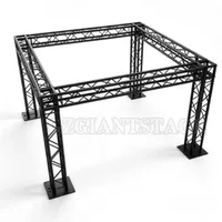 Oferta Especial: Estructura de Exhibición Cuadrada F34 de Aleación de Aluminio, 290*290mm, Diseño Modular, Ligera