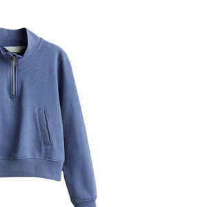 Logo personnalisé Top coton biologique couleur Zip sweat-shirt veste 100% coton prêt Slim Fit 2025 sweat-shirt unisexe - Product Image 2