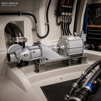 Propulseur à jet d'eau 160, pompe à jet électrique, propulsion 11-90 kW, entraînement de bateau marin