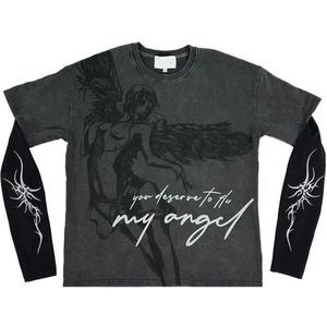 เสื้อยืดฤดูร้อนโพลีเอสเตอร์/คอตตอน MOQ ต่ำ ผลิตเสื้อผ้าขายส่งจำนวนมาก เสื้อผ้ามือสองแบบมัดรวม ระบายอากาศได้ดี เป็นมิตรกับสิ่งแวดล้อม - Product Image 4