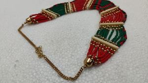 Handcrafted Coral & Copper Alloy Bead Layered <b>Necklaces</b> <b>Boho</b> Chic Jewelry Premium Women's Wedding Layered <b>Necklace</b> Set - Product Image 2