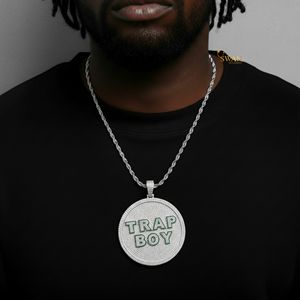 สร้อยคอเงินโรเดียม925สำหรับเด็กผู้ชายเครื่องประดับแนวฮิปฮอปสำหรับผู้ชายเครื่องประดับแบบสั่งทำสำหรับห้องแล็บ - Product Image 5