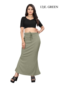 Enagua de Sari moderna para cortar y coser todo el día Extensor de altura de boutique India Sari Inskirt Fajas para fiestas - Product Image 2