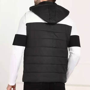 Chaleco de hombre acolchado sin mangas a prueba de viento de calidad superior Chaqueta sin mangas de diseño clásico para hombre - Product Image 4
