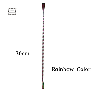 Juego de cucharas y palos de barra de acero inoxidable con logotipo personalizado, herramientas de camarero de metal para cócteles o juego de artículos de bar para uso doméstico - Product Image 2