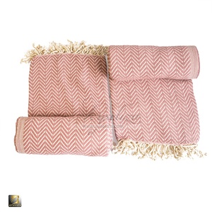 Serviette de plage turque en coton à séchage rapide et sans sable, Peshtemals personnalisés 100% coton, Peshtemal Hammam, Fouta Sarong en gros - Product Image 4