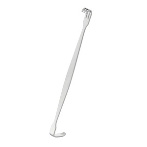 Retractor de heridas SENN MILLER BABY de 6.18 pulgadas, 3 puntas, gancho de piel de doble extremo, retractor quirúrgico - Product Image 2