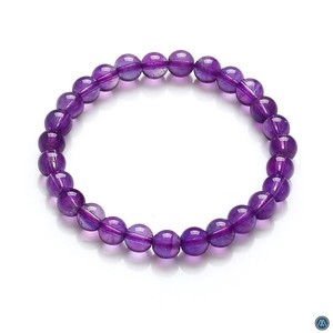 Bracelet en Quartz d'améthyste violet naturel, pour hommes et femmes, pour la guérison des chakras, haute qualité, 100% - Product Image 3