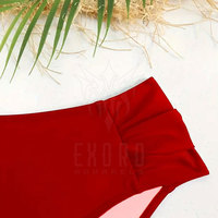 Ropa Interior de Bikini de Cintura Alta para Mujer, Tejido de Spandex/Nylon, Sin Costuras, Secado Rápido, Ligero, Personalizable para Comodidad Diaria
